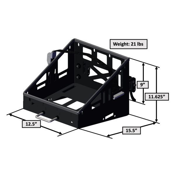 Artillian Tractors ROPS Mount Fuel Can Holder