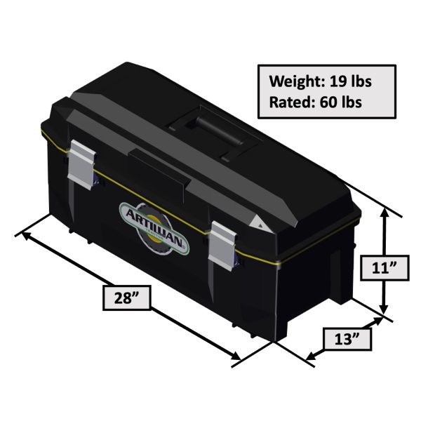 Artillian X-Large ROPS Mounted Tool Box